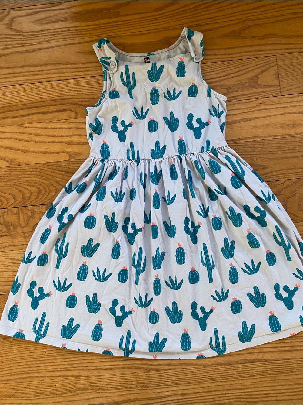 Tea Collection Cactus Print Dress. Sz 12